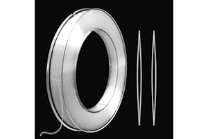 Redamancy 200m * 0.45mm Clear Nylon Thread Invisible String,Clear String for Hanging Decorations, for Hanging Christmas Ornaments, Bracelet Making, Sew Hobby, Beading Thread with Bead Needle