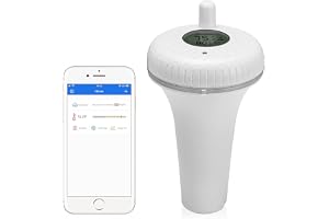 Inkbird IBS-P01B Bluetooth Pooltermometer med APP, IPX7 Vattentät | 2 års historisk datalagring, Flytande Termometer för pool, fiskdamm, akvarium, bubbelpool