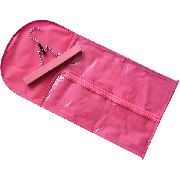 4 Perücken-Aufbewahrungstaschen Mit Haken – Atmungsaktiv, Transparent, 60x30 Cm