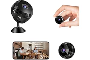 ONGNIUU W10 Fotocamera Diamond, Telecamera Spia 1080P Mini WiFi Telecamere di Sorveglianza, Telecamera Nascosta con Visione Notturna, App Mobile (iOS/Android) per Casa, Ufficio o Auto