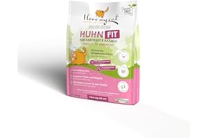 I LOVE MY CAT NATURAL CAT FOOD I Love My cat sucha karma z kurczakiem (Light) dla sterylizowanych i otyłych kotów. Dietetyczna karma dla kotów z tauryną. Wzmacnia układ odpornościowy.