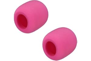 cyclingcolors 2x filtro antipop compatibile con blue yeti microfono audio spugna antivento schiuma nero filtri, rosa