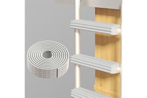 Baomaeyea Cuscinetti multifunzionali per scale per letto a castello, proteggono gradini, mobili e scrivanie, bordi taglienti, forte adesivo sul retro, protezione in gomma morbida e facile da pulire