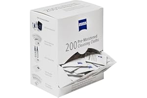 DOSNTO Zeiss Pre-Moistened Lens Cleaning Wipes - Cleans Without Streaks for Camera Lenses and Eyeglasses - (200 Count)