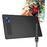 Veikk A15 Pro 10x6" 8192 Level 5080 LPI Grafik Tablet + Kalem