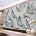 Produktbild ShAH Custom 3D Wallpaper Jane Euro 3D Schmetterling Wandbild Sofa Wohnzimmer Schlafzimmer Tv-Kulisse Wand Home Decor 3D Tapete Hintergrundbild Wallpaper Wandmalerei Fresko Mural 150cmX100cm