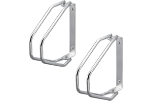 Marko Storage Solutions Bike Storage Stand Cycle Bracket Upright Wall Mounted Rack Rotating Secure Store (2 Racks)