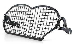 KUMKGTZLZN Headlamp Grille Guard For R 1200 GS For R1200GS For Adv For R1200GS Adventure 2004-2012 Motorcycle Headlight Head Light Guard Protector Cover Protection Grill Headlight Grill Cover(Metal-A)