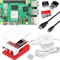 Raspberry Pi 5 zestaw startowy 4 GB | zasilacz USB-C 27 W