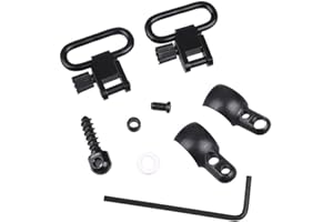 GYDEHUTJ DETECH Schnell Abnehmbare Sling Swivels Lever Action Gewehrriemen Mount Kit Split Band mit 1 '' QD 115