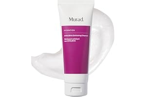 Murad AHA/BHA Exfoliating Cleanser - Hydration Exfoliating & Moisturising Salicylic, Lactic and Glycolic Acid Face Wash - Creamy Skin Smoothing Treatment Backed by Science