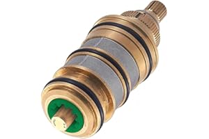 SOBETA Cartouche de Douche Thermostatique Laiton Valve de Remplacement pour Mitigeur Thermostatique