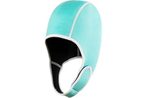AMUSINGTAO Gorro de natación con correa de barbilla, gorro de buceo con correa para la barbilla, capucha de neopreno para hombres y mujeres, capucha ajustable, para surf, kayak, esnórquel, buceo, gorros de natación para deportes acuáticos
