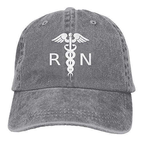 Preisvergleich Produktbild ruichangshichengjie Registered Nurse Denim Hat Adjustable Male Washed Baseball Cap