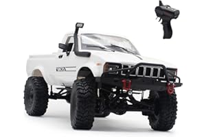 fisca 1:16 Camion telecomandato WPL C24-1 Auto Full Scale 4WD Off-Road Truck con faro RC Car, Ascensore Velocità Modello Giocattoli