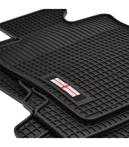 thumbnail image 2 of Genuine MINI Front Black Rubber Floor Mats For R55 R56 R57 R58 R59 (Set) 2 of 4