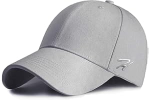 HASAGEI Baseball Cap Herren Damen Basecap Baseball Kappe Reine Farbe Baseboard Baseballkappe Cotton Cap für Tennis Golf Reisen