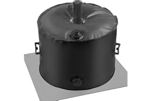 SRIMMIT 1Pc Umbrella Base Weight Bag Up to 45kg Water, with 2 Carrying Handles and Large Import and Export, Cantilever Parasol Water Bag Weights for 3.15in Diameter Outdoor Garden Lawn Patio Offset Stand