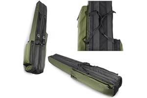 JPA ADVENTURE Fishing Rod Holdall, Holder, Bag, Carry Case, Luggage for made up rods with reels - 170cm / 67in