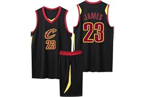 WEOPLKIN 2 Pièces Maillot Basketball Garçons/Homme, Ensemble de Basket Enfant/Adulte Respirant pour Matchs, Entraînements & Loisirs