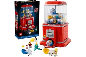 LEGO Ideas 21358 Minifigurförsäljningsautomat, Retrodesign, Perfekt för Vuxna, Vintage Stil, Funktionell Samlarobjekt
