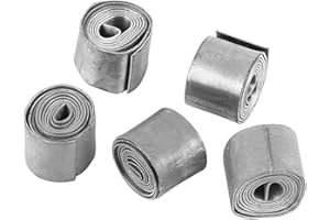 JINJUMEI 5 Rouleaux Feuille de Plomb Rouleau,0.6mm Pêche Feuille de Plomb Souple Rouleau de Plomb de Pêche Accessoires Fournitures de Pêche pour Leurre de Pêche Amateurs Pêch