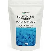 Copper Sulfate 1 kg, Copper for Plants, Wet Copper Sulphate, Plants, Remove Verdin Pools, Copper for Olives, Pools, Copper Su