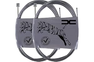 cyclingcolors 2X Cable DE DERAILLEUR Velo VTT Ville Route 2700MM Qualite Acier Cycle