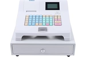 MORBEX Cash Till,48-Keys LED Display,Electronic Cash Register With Removable CashTray,Multifunction Cash Register for Small Business/Retail/Restaurant