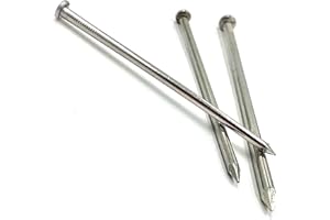 SS8 Premium Galvanised Round Head Nails - Ideal for Woodworking and Construction Pack of: 10 Size: 2.4 x 60mm (2 3/8")
