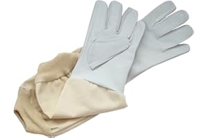 Förster-Fellnest Top Imkerhandschuhe, Schaf- und Lamm-Nappahandschuhe für Imker - gutes Tastgefühl - Größen 6-13 - extra lange Stulpe (14)