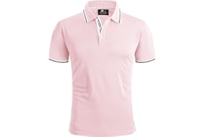 SPEEDRUN Poloshirt Herren Sommer Kurzarm Polohemd mit Brusttasche für Herren Golf Tennis Arbeit Shirt Atmungsaktives Schnelltrocknend Casual