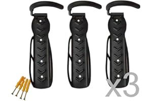 FK Cycling Gancho Bicicleta Pared, Soporte Bicicleta, 3 Unidades