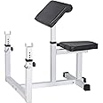 ANT MARCH Preacher Curl Weight Bench Seated Arm Isolated Barbell Dumbbell Biceps Station Home Gym Max load 450lLBS