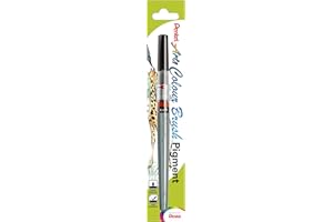 Pentel GFP Colour Brush Pennello Inchiostro Nero a pigmenti 1 pz, 17.5 x 1.3 x 1.3 cm