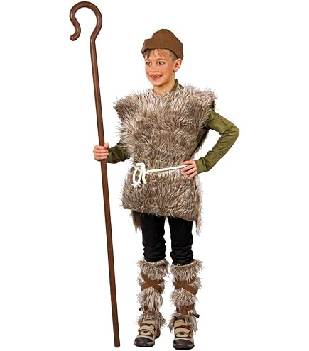 Hirtin-Gastwirtin Kostüm Für Mädchen (10-12 Jahre) – Komplett Mit Kleid, Schürze & Halstuch, Rot