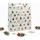 25x32 cm Premium Kalite Yılbaşı Hediye Paketi &ndash; Zarf Model Karton &Ccedil;anta, Yılbaşı Hediye Kutusu, Dayanıklı Karton Malzeme ile 