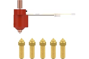 KOYOFEI Creality K1 Keramik Heizblock Kit, 3D Drucker Teile Ganz Metall Wärmepause 300 °C Hohe Temperaturbe Ständigkeit Hotend Heating Block Kit für K1/K1Max