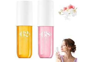 BYTLXM 2 Pièces Spray Corporel pour Femme, Brume Parfumé Longue Durée, Hair and Body Fragrance Mist, Spray Parfum Longue Durée, Perfume pour Femme, Brume Corporel, Cadeaux pour Femmes