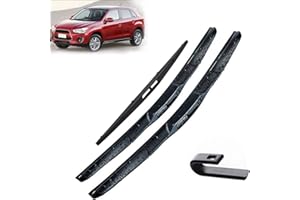 DHWUIASF Limpiaparabrisas Delantero Y Trasero para Mitsubishi para ASX para Outlander Sport RVR 2010-2017 Parabrisas 24"+ 21" + 10"