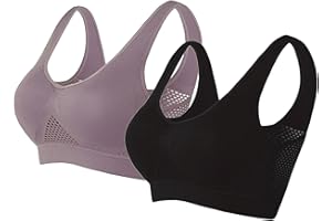 Gyaimxfu Sujetador Deportivo Mujer Alto Impacto con Relleno Comodos Push Up Sujetadores Sport Bra Top sin Costuras Sostén sin Aros Chica Dama Chaleco Yoga Fitness Fiesta Tallas Grandes 2pc/3pc