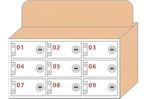XDXINY Armadietto di stoccaggio del telefono cellulare trasparente montabile a parete armadietto del telefono cellulare serratura della fabbrica scatola di immagazzinaggio del personale della fabbrica