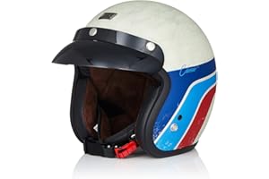 ORIGINE Casco Moto Jet Vintage Casco Moto Abierto Scooter Retro Homologado ECE