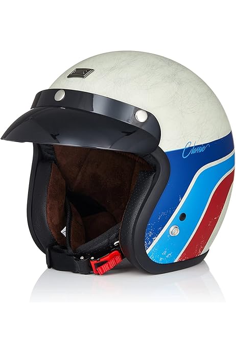 Casco Modular Moto Hombre BHR Casco Demi-Jet 835 SPECIAL Casco