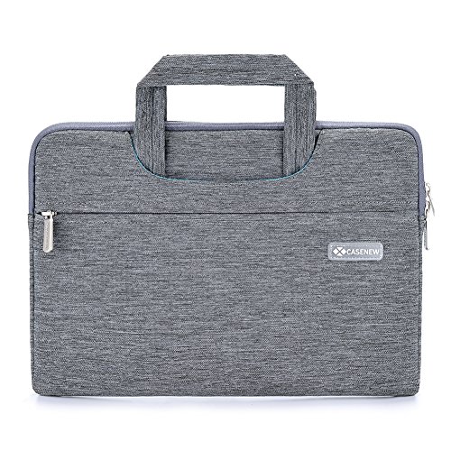 Fall New tragbaren Stoff Computer Laptop Sleeve Notebook Tragetasche mit Griff und Zubehör Tasche Grey 13 13inch - 2