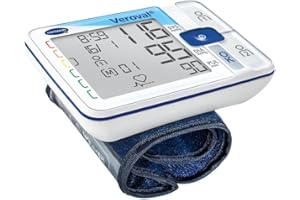 Veroval, Misuratore di Pressione da Polso Veroval: Misuratore di Pressione da Polso per Misurare in Modo Semplice e Rapido, Ottimo per Diagnosticare L’Aritmia; 1 Scatola