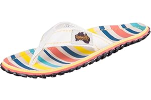 Gumbies Islander Unisex Flip Flops, with Supersoft Cotton Toe Post and Durable Recycled Rubber Sole - Comfort Guaranteed