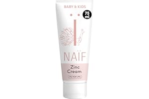 Naïf Crème pour le Change Bébé & Enfant – 0% parfum, pommade au zinc, aux ingrédients naturels, soin peau sensible – 75 ml