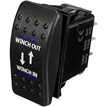 5 In 1 DC 12V Pannello Interruttori A Levetta Di Accensione Ribaltabile Pannello Di Comando A Levetta Del Motore Dell'auto Pulsante Di Accensione/Spegnimento A Bilanciere Scatola Con Led Per Auto - Foto 5