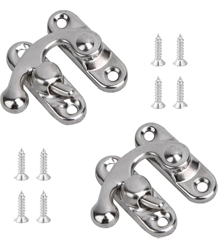 Ironmongery World® VINTAGE RETRO OLD STYLE BRASS WARDROBE LOCK